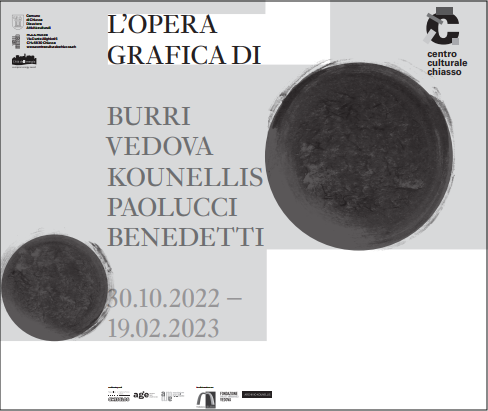 Materia, gesto, impronta e segno: l'opera grafica di Burri, Vedova, Kounellis, Paolucci e Benedetti