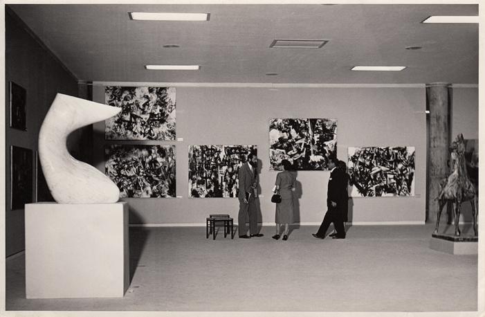 “II Bienal. Futuristas e artistas italianos de hoje”, Museo de Arte Moderna, S. Paolo, Brasile, 1953. Ph J. Pi, Barcellona